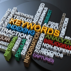A Keywords word cloud.