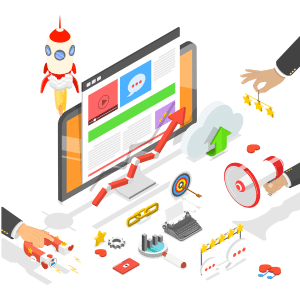 Representation of an SEO agency.