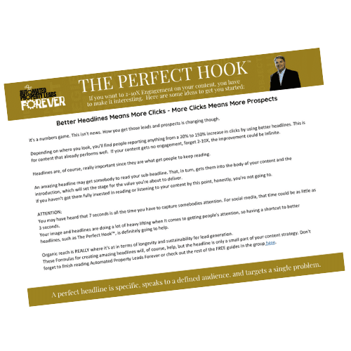 The Perfect Hook Front Page