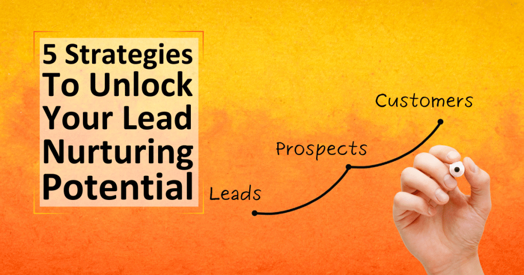5 Strategies To Unlock Your Lead Nurturing Potential Title Page
