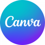 The Canva Logo - links to website.
