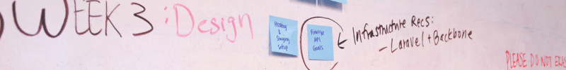 Tracking your time - even if it's on a whiteboard.
Notes from a working week on a whiteboard with "Please Do Not Erase" written to the side.